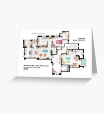 Apartments of Will Truman, Grace Adler and Jack MacFarland Greeting Card