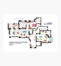 Apartments of Will Truman, Grace Adler and Jack MacFarland Photographic Print