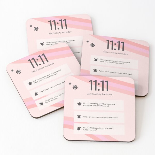 Item preview, Daily Positive Reminders l Light Pink  designed and sold by GabbyC03.