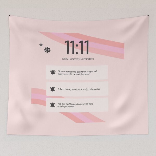 Item preview, Daily Positive Reminders l Light Pink  designed and sold by GabbyC03.