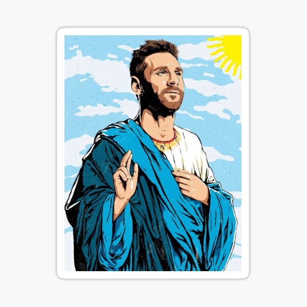 messi dieu Sticker