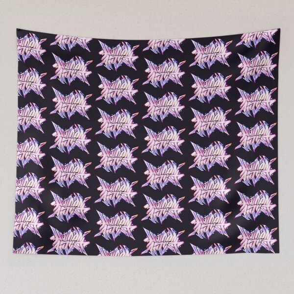 Item preview, Purple Graffiti - HUMAN ARTIST - Street Art Style Piece designed and sold by CreativeOpus.