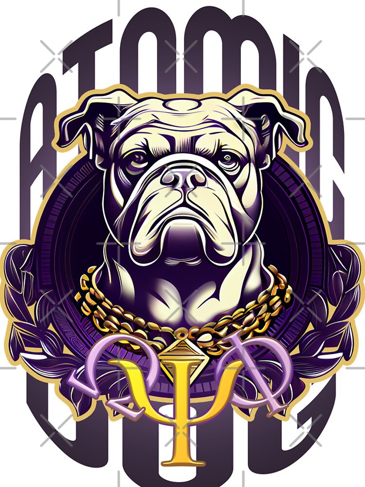 Omega Psi Phi Atomic Dog iPhone Case