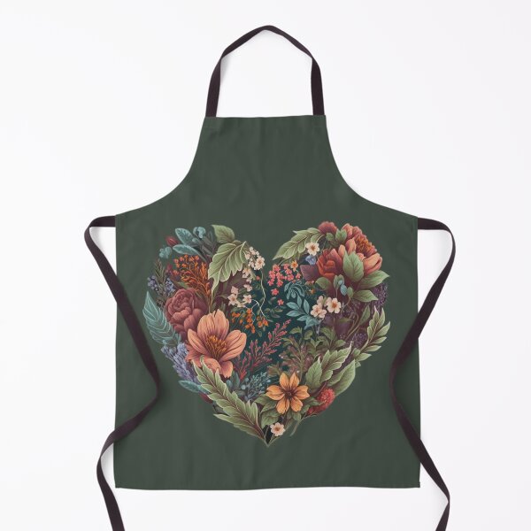 Item preview, wreath of flowers in the shape of a heart designed and sold by via-colab.