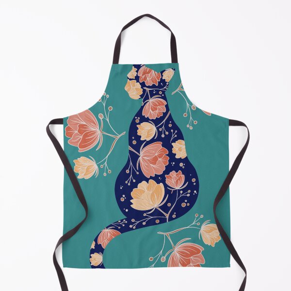Item preview, Floral Cat Print designed and sold by TeraLynne.