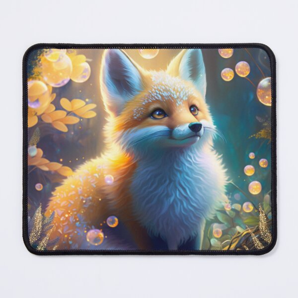 Item preview, The Cute Mystical Fox in the Enchanted Forest designed and sold by Winarrts.