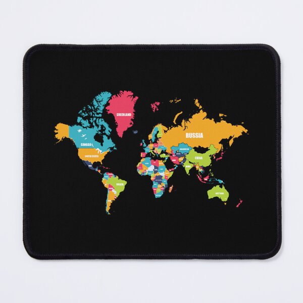 Item preview, elegant world map colorful designed and sold by Celestial Humans.