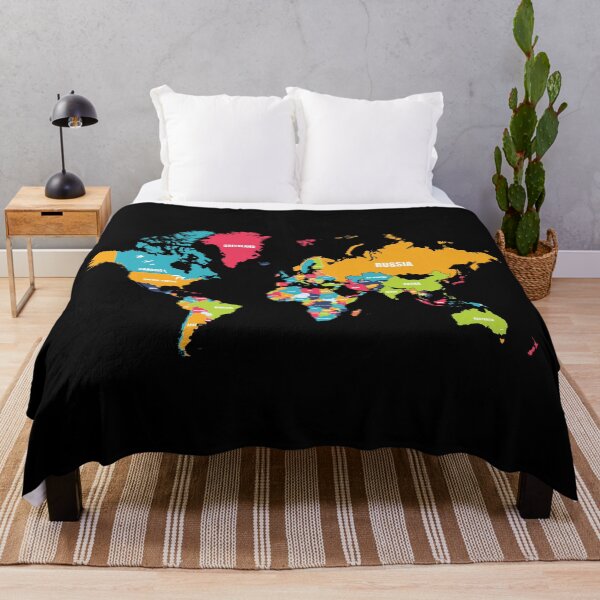 Item preview, elegant world map colorful designed and sold by Celestial Humans.