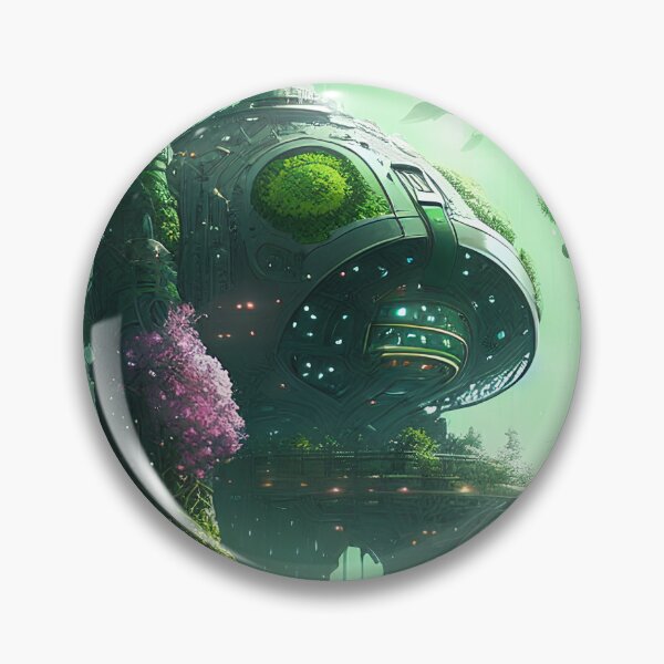 Item preview, Eco-Heaven: A Hybrid Cherry Blossom Oasis designed and sold by Futurefam-Art.