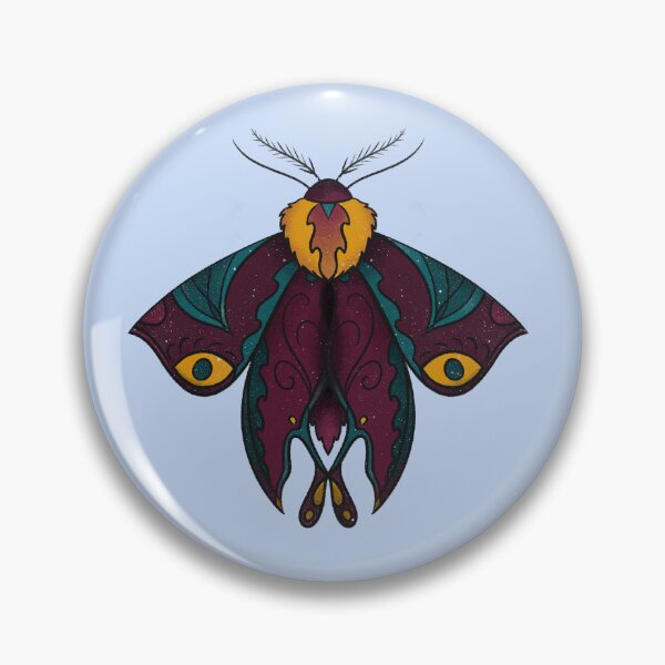 Item preview, Magical Forrest Moth Cottagecore designed and sold by marie-inks.