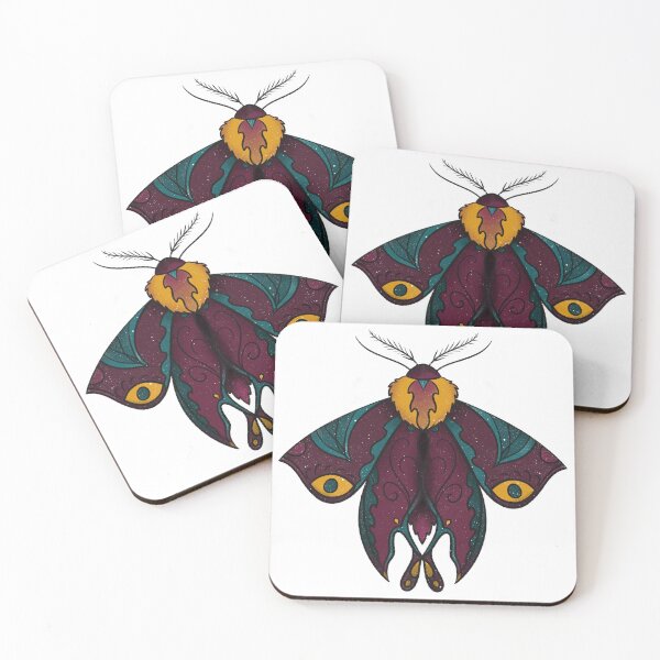 Item preview, Magical Forrest Moth Cottagecore designed and sold by marie-inks.