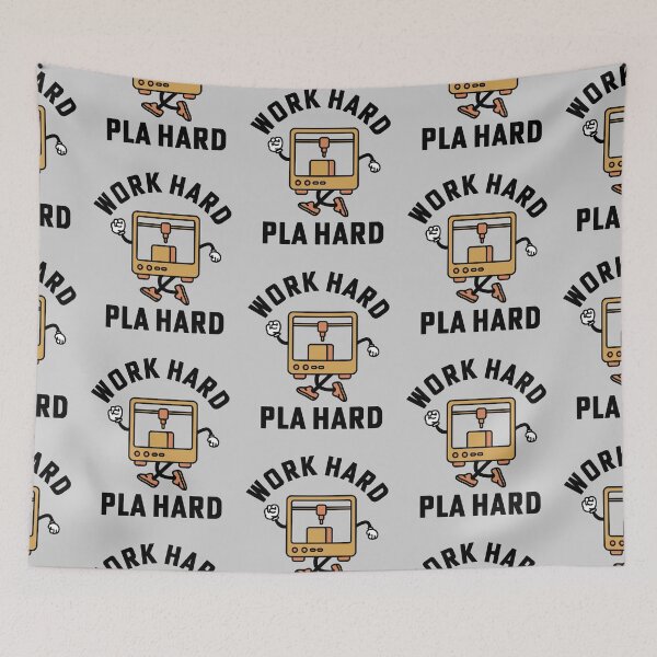 Item preview, Work Hard Pla Hard 3d Printing 3D Printer designed and sold by yelly123.