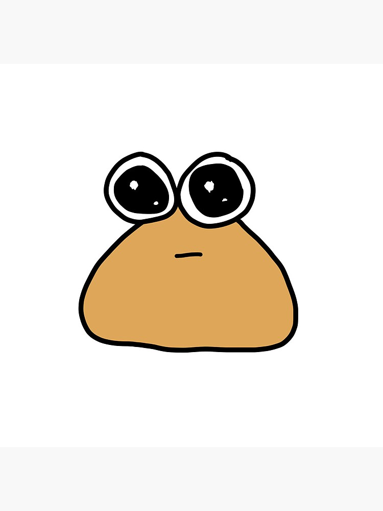 Pou Sticker for Sale by milahcxd5