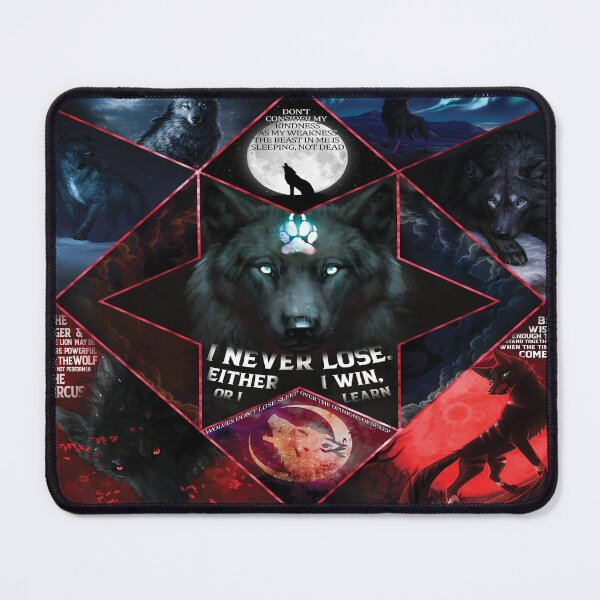 Item preview,  Wolf Wolves artwork . I never lose. either i win, or i learn.  designed and sold by BAYIDESIGNER.