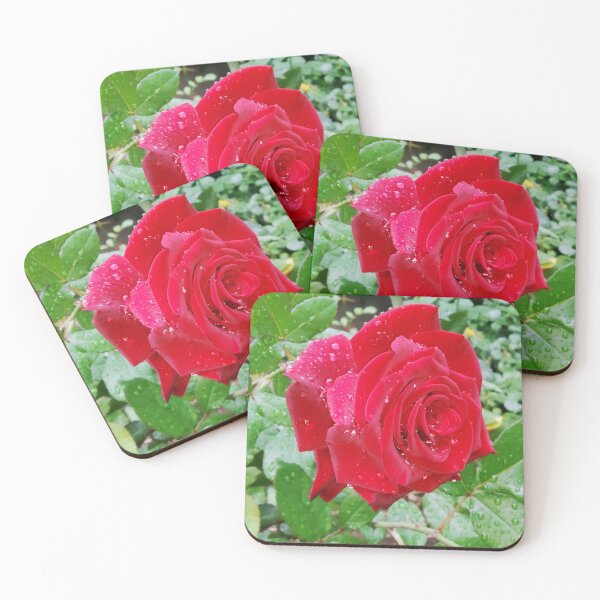 Item preview, Beautiful red rose after the rain  designed and sold by helenkaiy.