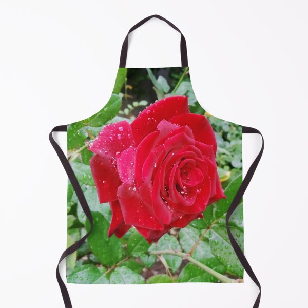 Item preview, Beautiful red rose after the rain designed and sold by helenkaiy.