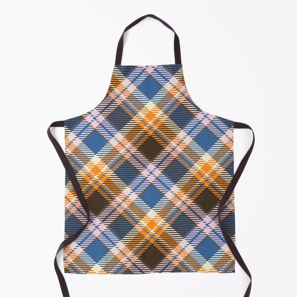 Item preview, Vintage Y2K plaid bluebrown background designed and sold by UnaWu533.