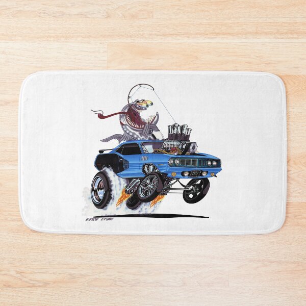 Item preview, Vince Crain High Octane Art FISHTAILIN 1971 blue designed and sold by vincecrain.