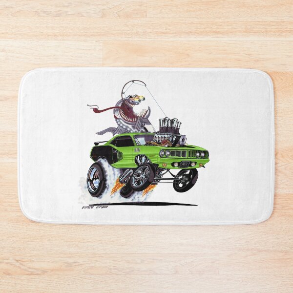 Item preview, Vince Crain High Octane Art FISHTAILIN 1971 green designed and sold by vincecrain.