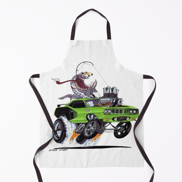 Item preview, Vince Crain High Octane Art FISHTAILIN 1971 green designed and sold by vincecrain.