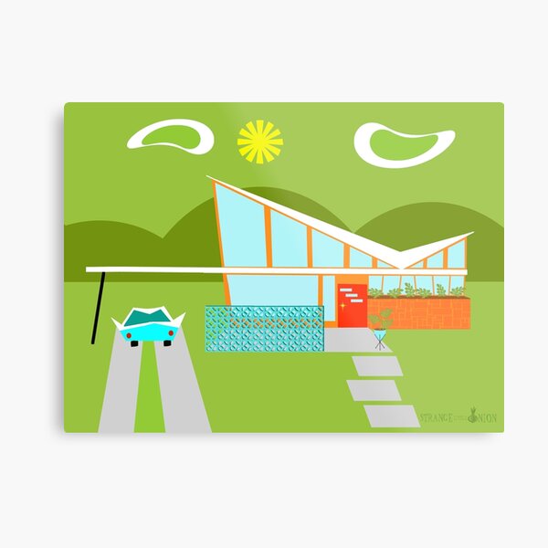 Artikel-Vorschau von Retro Palm Springs Haus, designt und verkauft von StrangeLilOnion.