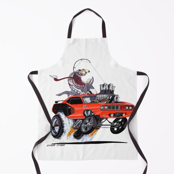Item preview, Vince Crain High Octane Art FISHTAILIN 1971 orange designed and sold by vincecrain.