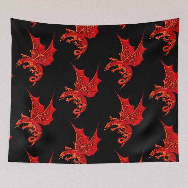 Item preview, Flying Red St George's Dragon designed and sold by Corinne Alexa Jackson.