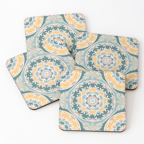 Item preview, Floral Tiles designed and sold by jenuinedesigns.