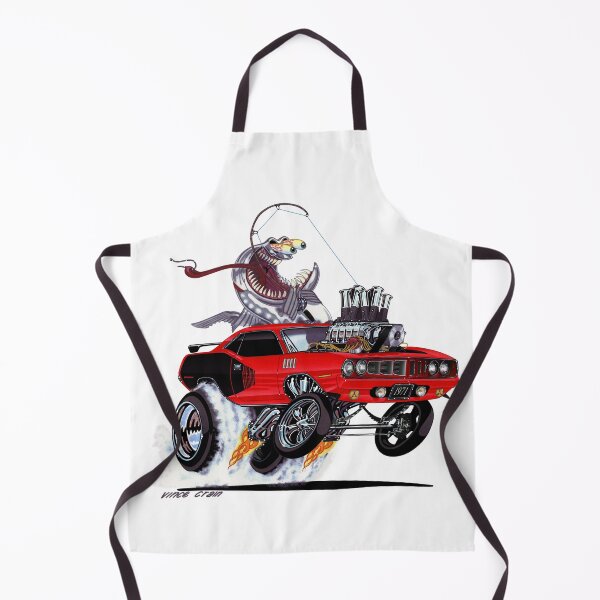 Item preview, Vince Crain High Octane Art FISHTAILIN 1971 red designed and sold by vincecrain.