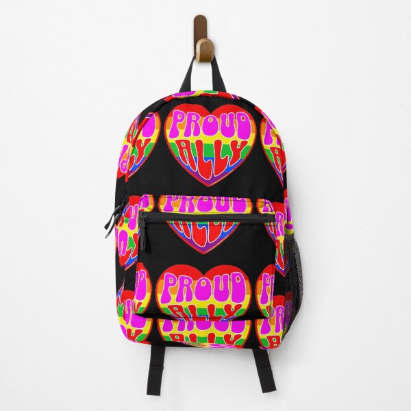 Item preview, PMD00334 Progressive Movement Designs Valentine heart v34 Proud Ally anti bullying for LGBTQ progressives or straight ally designed and sold by ProgressiveLeft.