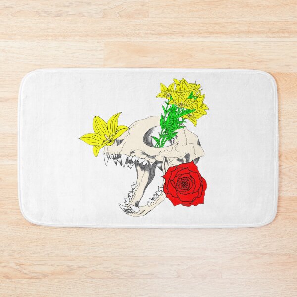 Item preview, Floral Cat Skull designed and sold by shamallau.