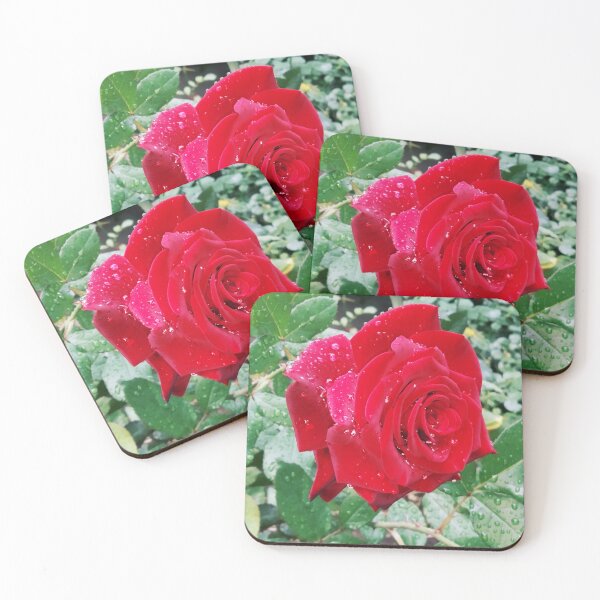 Item preview, Beautiful red rose after the rain  designed and sold by helenkaiy.