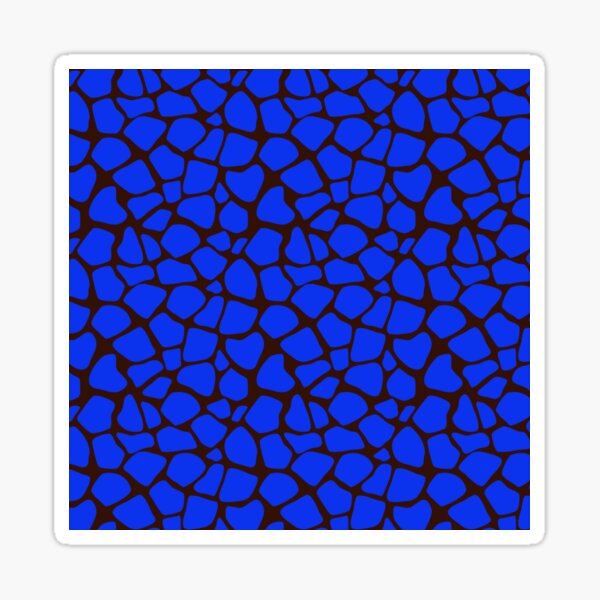 Removable PopSocket Grip | Blue Hexagon Stripe Pattern