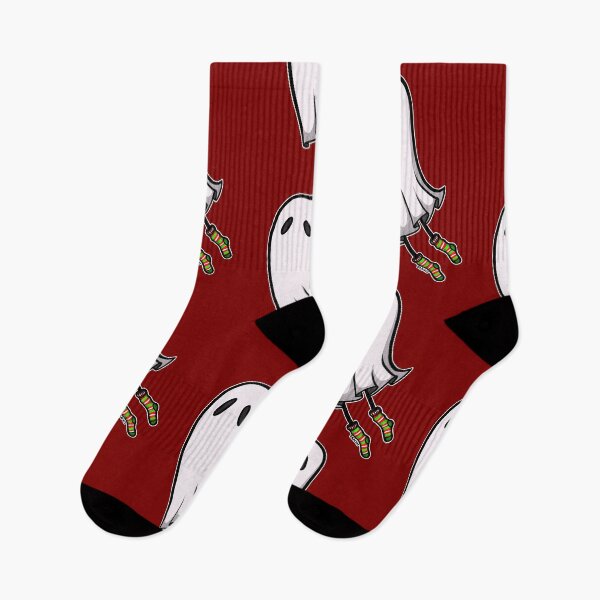 Item preview, Christmas Socks Ghost designed and sold by JanGrackle.