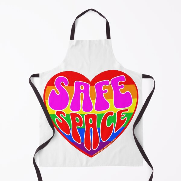 Item preview, PMD00335 Progressive Movement Designs Valentine heart v35 Safe Space anti bullying for LGBTQ progressives or straight ally designed and sold by ProgressiveLeft.