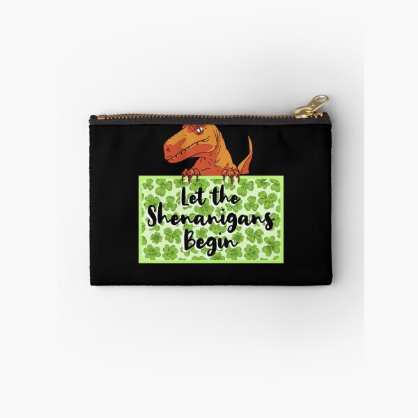 Item preview, Let Shenanigans Begin Dinosaur St Patty designed and sold by artfulnotebook.