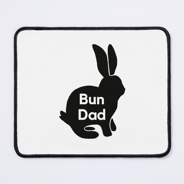 Item preview, Bun Dad | Black Rabbit Silhouette | Rabbit Dad designed and sold by bashfulbunnies.