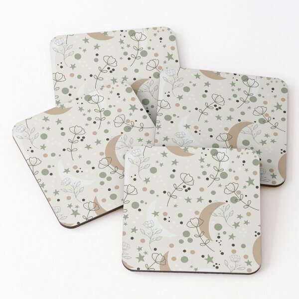 Item preview,  Boho Moon Floral designed and sold by ChantalDesign.