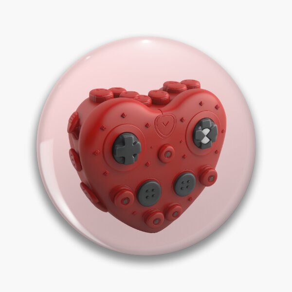 Item preview, Valentine's Day Gamer, Gaming Controller Heart, Funny Valentine designed and sold by DeRosa3DDesigns.