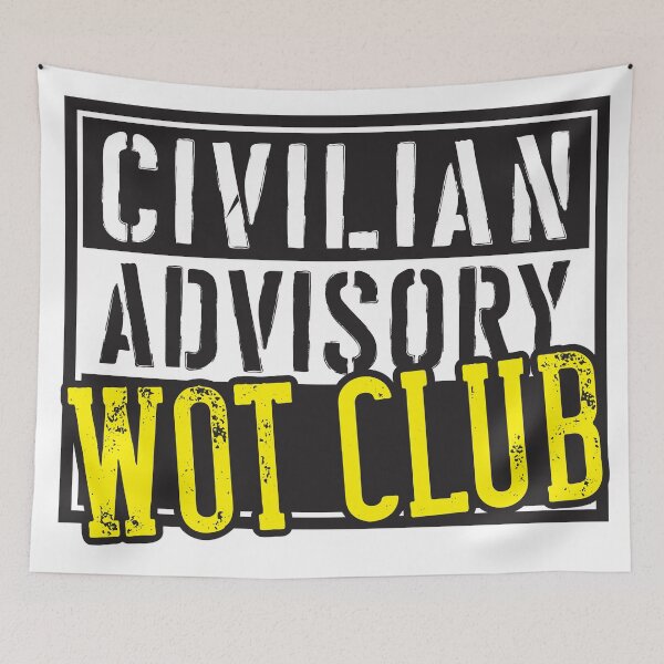Item preview, Civilian Advisory WOT Club - Yellow designed and sold by WOTclub.