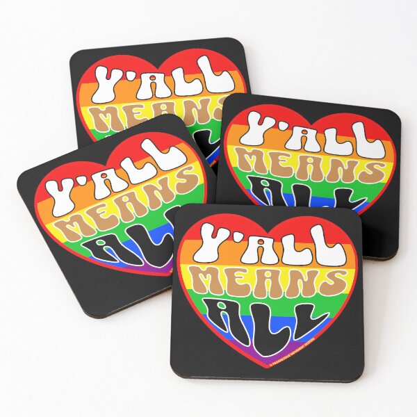 Item preview, PMD00336 Progressive Movement Designs Valentine heart v36 Yall Means All anti bullying for LGBTQ progressives or straight ally designed and sold by ProgressiveLeft.