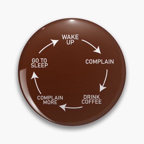 Item preview, Daily Coffee Cycle designed and sold by ThatsWhaTeeSaid.