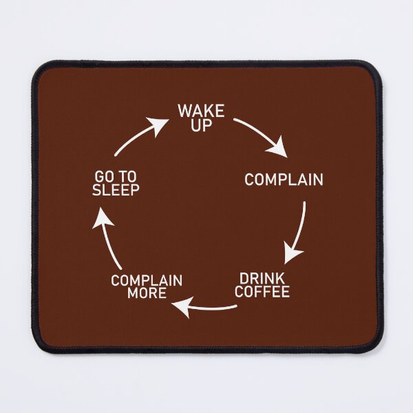 Item preview, Daily Coffee Cycle designed and sold by ThatsWhaTeeSaid.