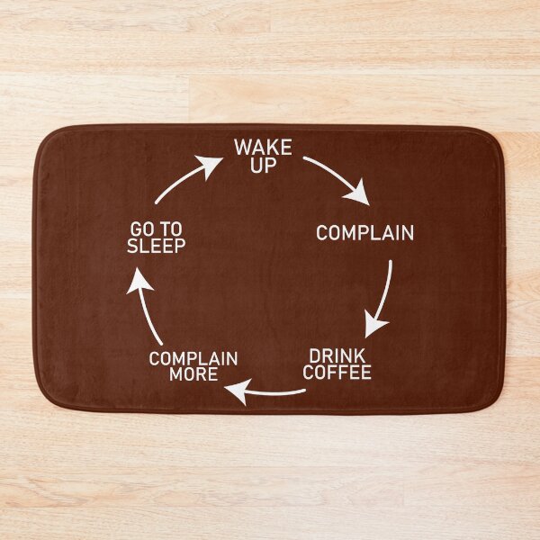 Item preview, Daily Coffee Cycle designed and sold by ThatsWhaTeeSaid.