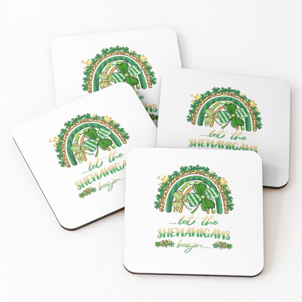 Item preview, Let The Shenanigans Begin - Astonished Cat Company - Great St. Patrick's Day Gift designed and sold by AstonishedCatCo.