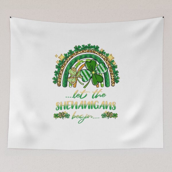 Item preview, Let The Shenanigans Begin - Astonished Cat Company - Great St. Patrick's Day Gift designed and sold by AstonishedCatCo.