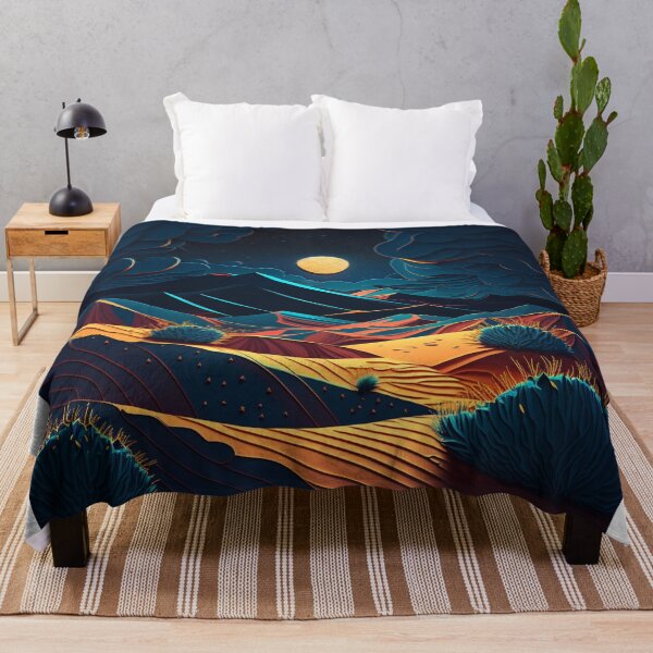 Item preview, Desert at night designed and sold by Cheese Design Studio.