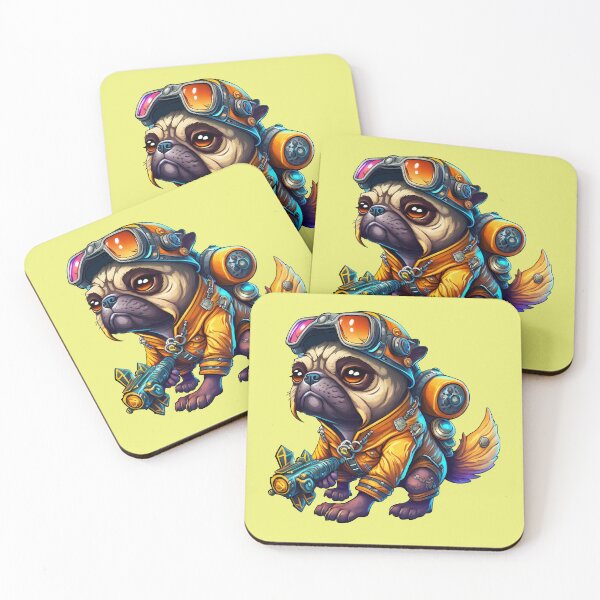 Item preview, Pug Pirates In Space 3 designed and sold by TheSillySartor.