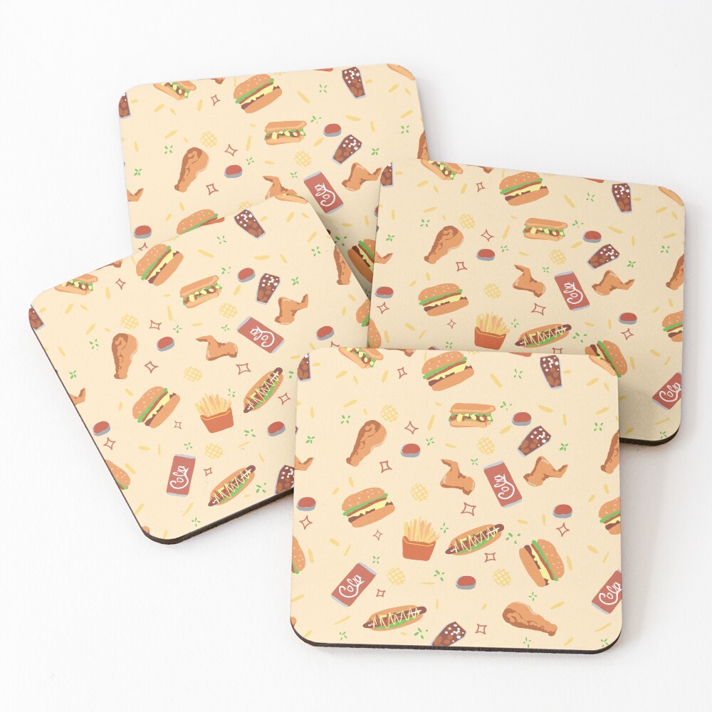 Item preview, Coasters (Set of 4) designed and sold by weeci.