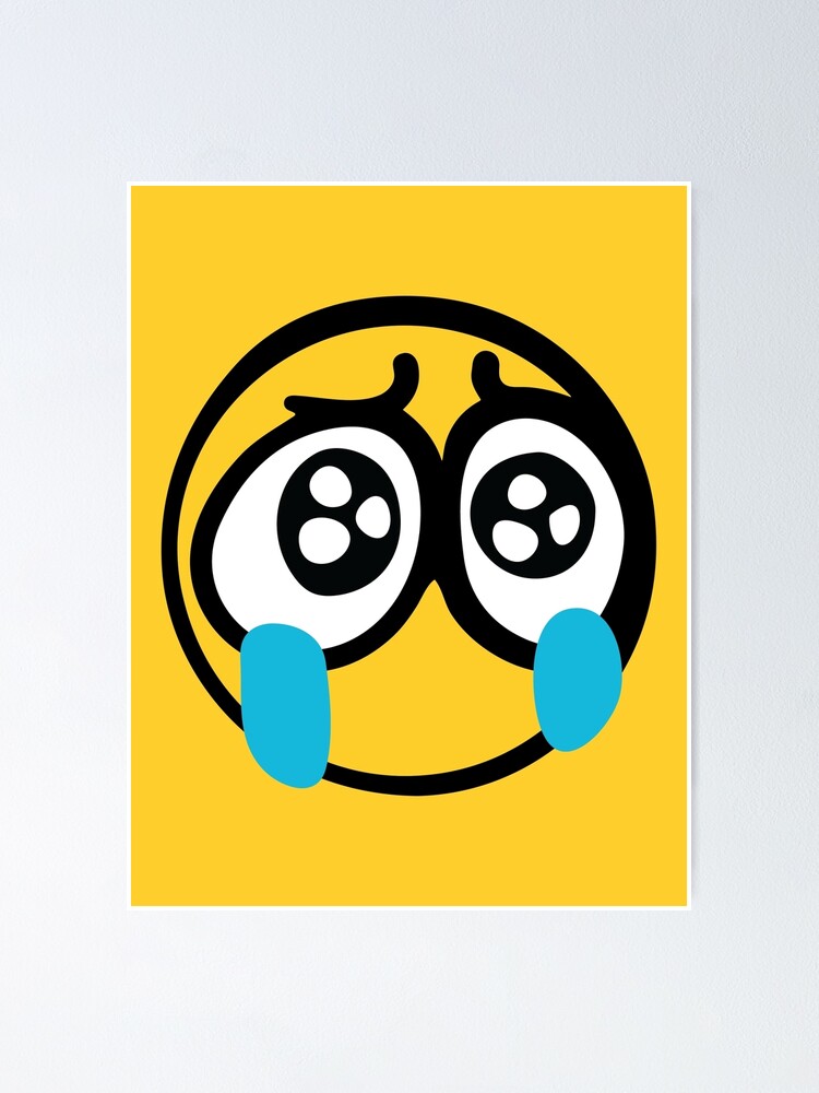 Cursed Emoji Crying Posters for Sale